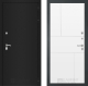 Дверь Лабиринт (LABIRINT) Classic шагрень черная 21 Белый софт в Дмитрове