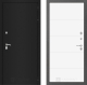 Дверь Лабиринт (LABIRINT) Classic шагрень черная 13 Белый софт в Дмитрове