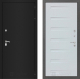 Входная металлическая Дверь Лабиринт (LABIRINT) Classic шагрень черная 14 Дуб кантри белый горизонтальный в Дмитрове