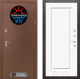 Входная металлическая Дверь Лабиринт (LABIRINT) Термо Магнит 27 Белый (RAL-9003) в Дмитрове