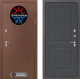 Входная металлическая Дверь Лабиринт (LABIRINT) Термо Магнит 11 Графит софт в Дмитрове