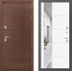 Входная металлическая Дверь Лабиринт (LABIRINT) Термо Лайт Зеркало 19 Белый софт в Дмитрове