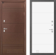 Входная металлическая Дверь Лабиринт (LABIRINT) Термо Лайт 13 Белый софт в Дмитрове