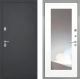 Входная металлическая Дверь Интекрон (INTECRON) Гектор ФЛЗ-120-М Зеркало Белый матовый в Дмитрове