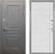 Входная металлическая Дверь Интекрон (INTECRON) Брайтон Графит В-07 с молдингом Лофт белый в Дмитрове