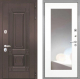 Входная металлическая Дверь Интекрон (INTECRON) Италия ФЛЗ-120-М Зеркало Белый матовый в Дмитрове