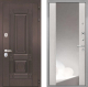 Входная металлическая Дверь Интекрон (INTECRON) Италия ФЛЗ-516 Зеркало Сосна белая в Дмитрове