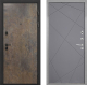 Входная металлическая Дверь Интекрон (INTECRON) Профит Black Гранж Лучи-М Графит софт в Дмитрове