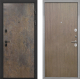 Входная металлическая Дверь Интекрон (INTECRON) Профит Black Гранж Гладкая шпон Венге коричневый в Дмитрове