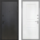 Входная металлическая Дверь Интекрон (INTECRON) Профит Black ФЛ-295 ФЛ-243 Белый матовый в Дмитрове