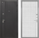 Входная металлическая Дверь Интекрон (INTECRON) Олимпия Black 4К В-07 с молдингом Лофт белый в Дмитрове