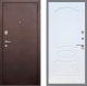 Входная металлическая Дверь Рекс (REX) 2 Медный Антик FL-128 Белый ясень в Дмитрове