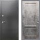 Входная металлическая Дверь Рекс (REX) 2А Серебро Антик FL-117 Бетон темный в Дмитрове