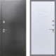 Входная металлическая Дверь Рекс (REX) 2А Серебро Антик FL-289 Белый ясень в Дмитрове