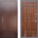 Входная металлическая Дверь Рекс (REX) 1 FL-33 орех тисненый в Дмитрове