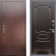 Входная металлическая Дверь Рекс (REX) 1 FL-128 Венге светлый в Дмитрове