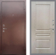 Входная металлическая Дверь Рекс (REX) 1 FL-243 Беленый дуб в Дмитрове