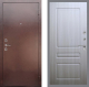 Входная металлическая Дверь Рекс (REX) 1 FL-243 Сандал белый в Дмитрове