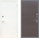 Входная металлическая Дверь Рекс (REX) 1А Белая шагрень GL венге поперечный в Дмитрове