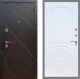 Входная металлическая Дверь Рекс (REX) 13 Венге FL-128 Белый ясень в Дмитрове