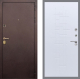 Входная металлическая Дверь Рекс (REX) Лайт 3К FL-289 Белый ясень в Дмитрове