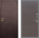 Входная металлическая Дверь Рекс (REX) Лайт 3К GL венге поперечный в Дмитрове