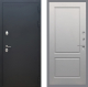 Входная металлическая Дверь Рекс (REX) 5 Черный Муар FL-117 Грей софт в Дмитрове