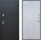 Входная металлическая Дверь Рекс (REX) 5 Черный Муар FL-128 Сандал белый в Дмитрове