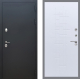 Входная металлическая Дверь Рекс (REX) 5 Черный Муар FL-289 Белый ясень в Дмитрове