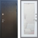 Входная металлическая Дверь Рекс (REX) Премиум-246 Зеркало Пастораль Белый ясень в Дмитрове