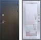 Входная металлическая Дверь Рекс (REX) Премиум-246 Зеркало Пастораль Сандал белый в Дмитрове