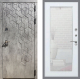 Входная металлическая Дверь Рекс (REX) 23 Зеркало Пастораль Белый ясень в Дмитрове